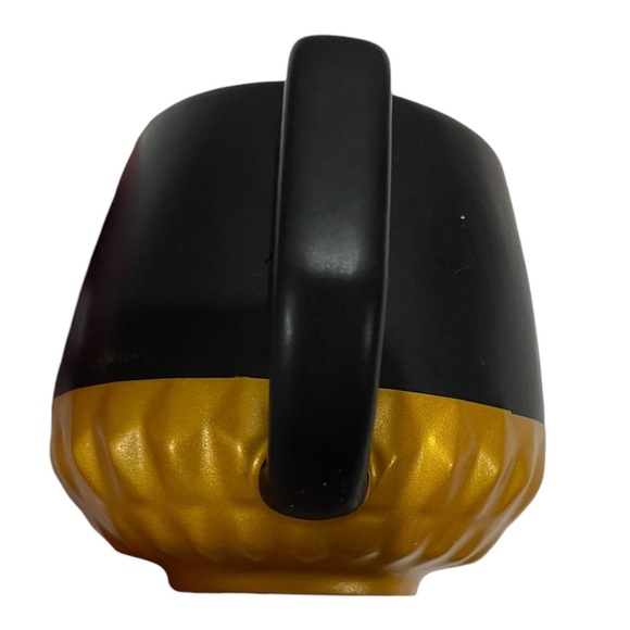 STARBUCKS DISNEY WORLD PARKS 50TH anniversary coffee mug cup black gold studded - Picture 6 of 11